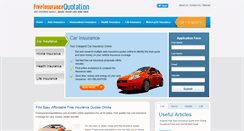 Desktop Screenshot of freeinsurancequotation.com